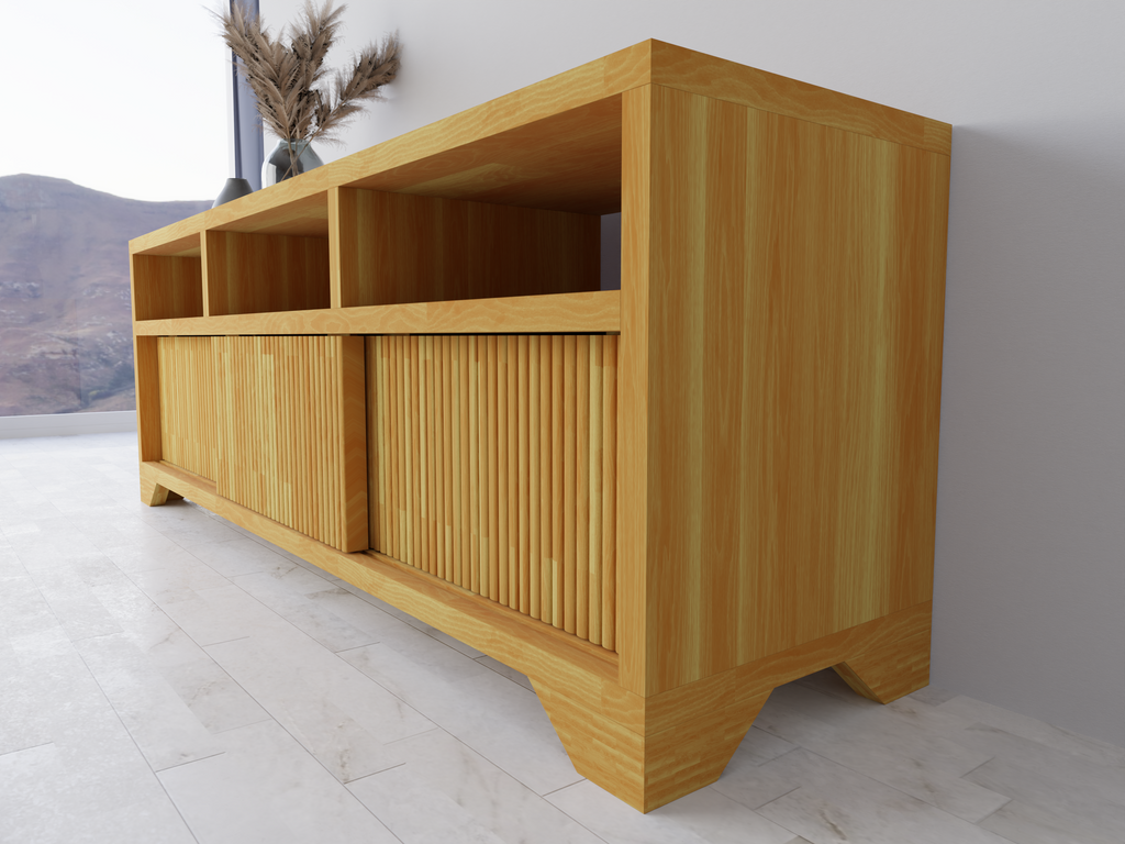 Masif Çam TV Ünitesi