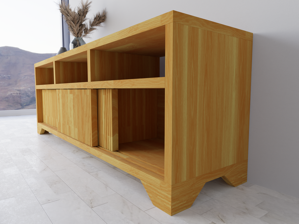 Masif Çam TV Ünitesi